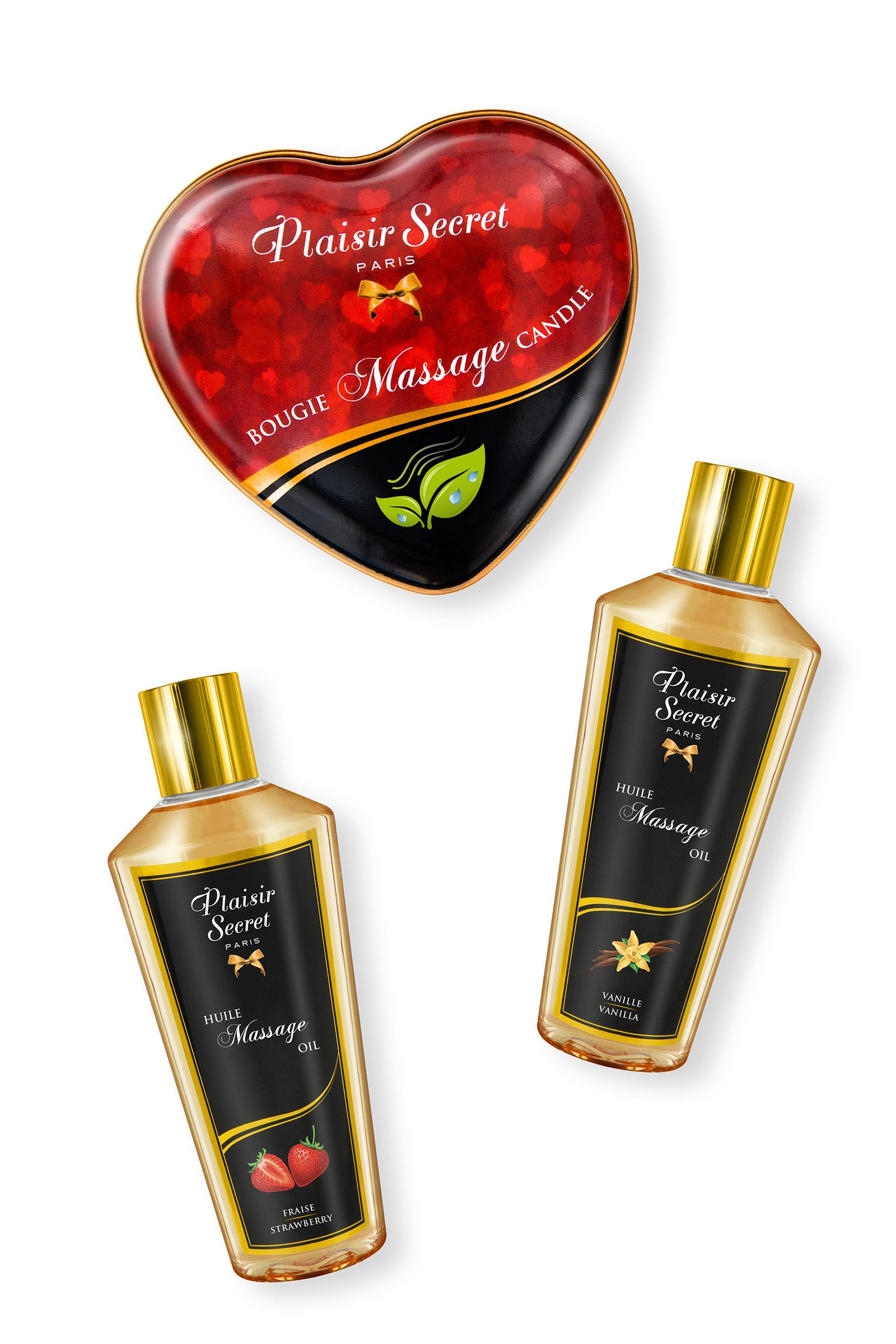 Coffret Massage Privé, bougie et huiles de massage