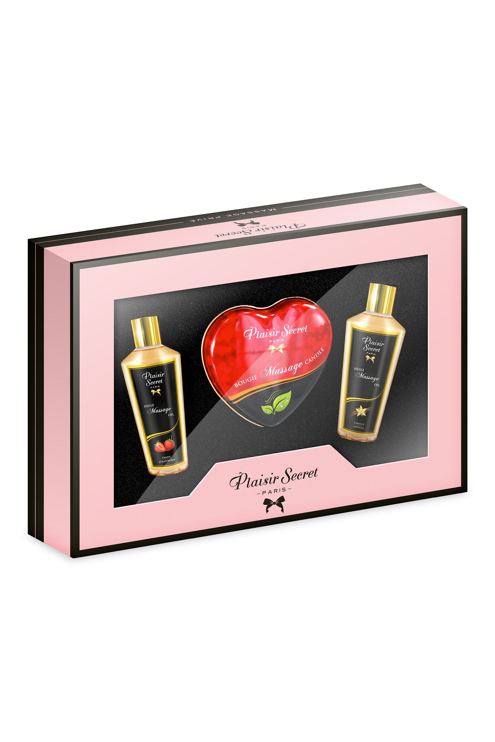 Coffret Massage Privé, bougie et huiles de massage
