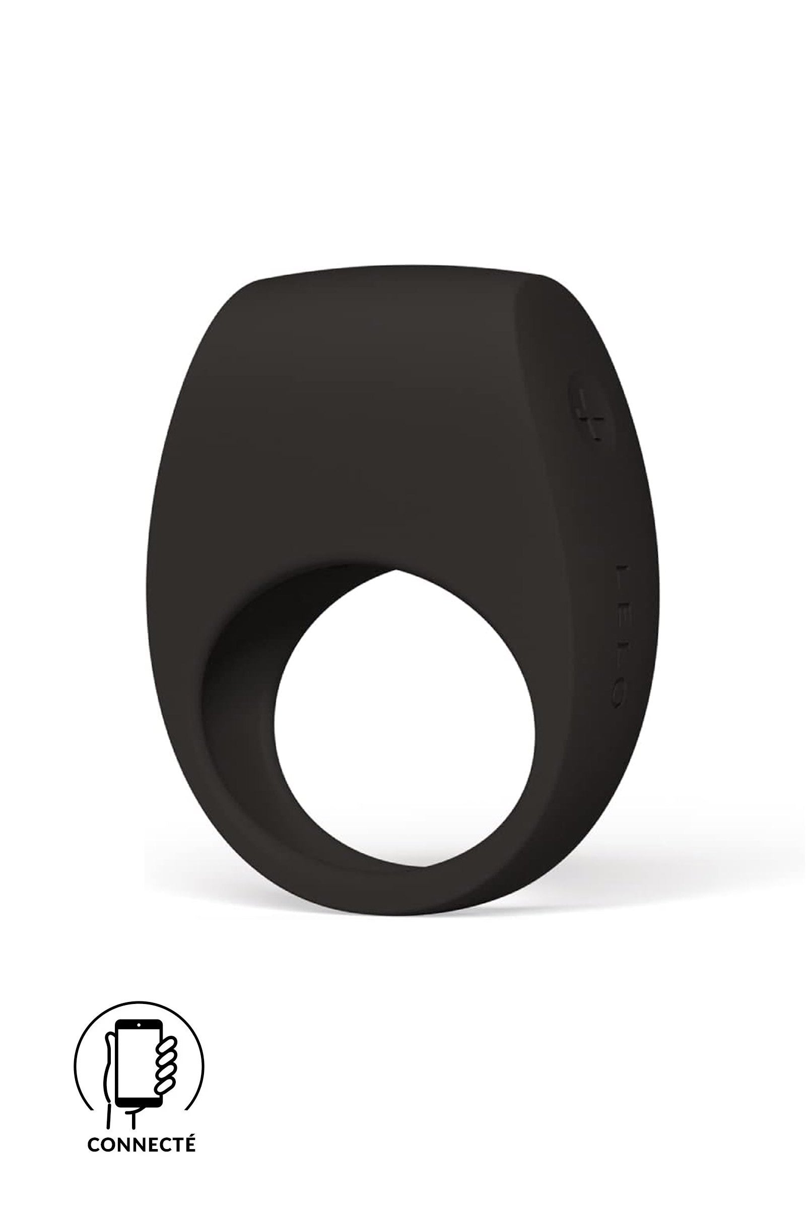Lelo Tor 3 noir, cockring vibrant connecté