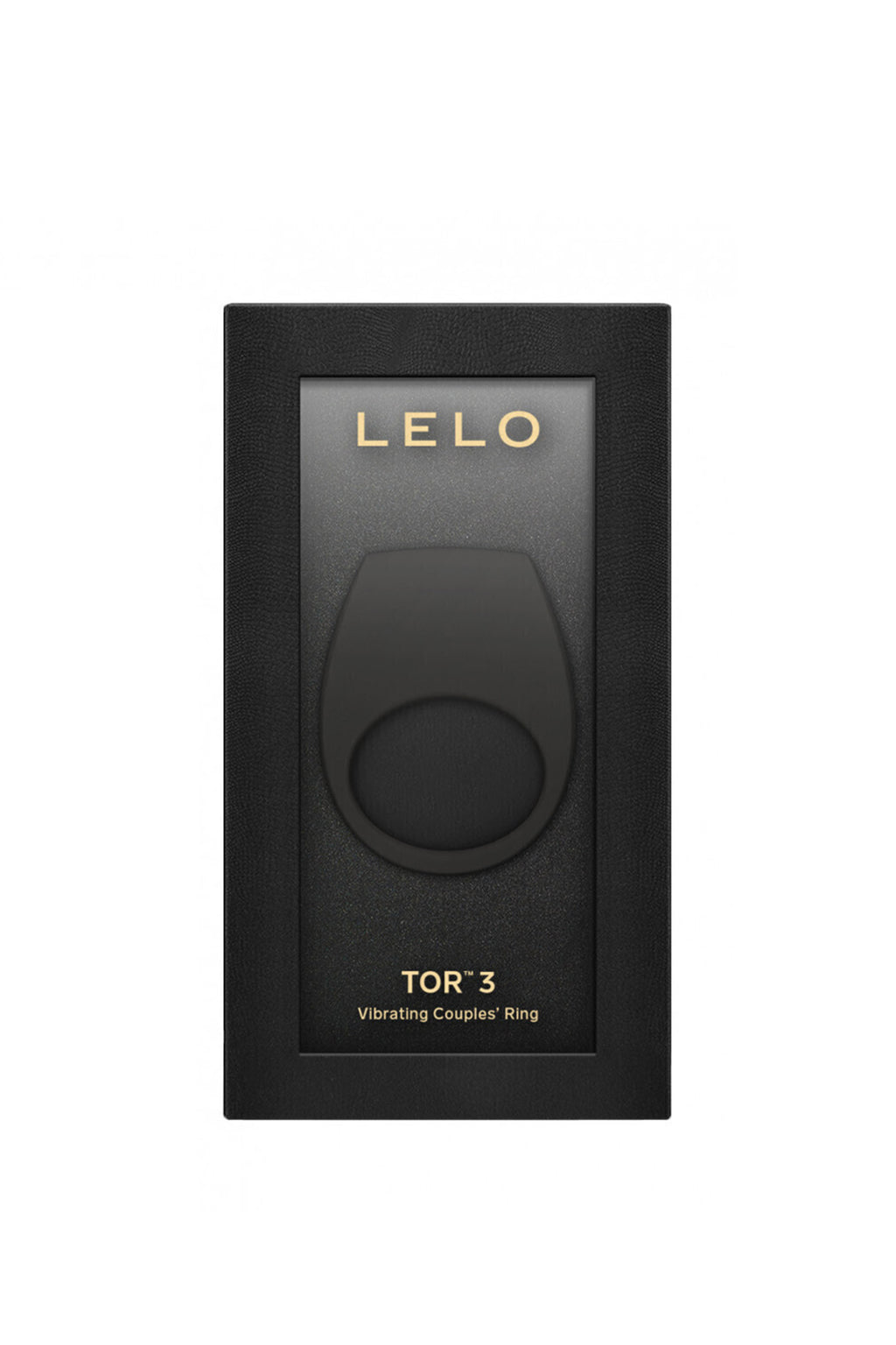Lelo Tor 3 noir, cockring vibrant connecté