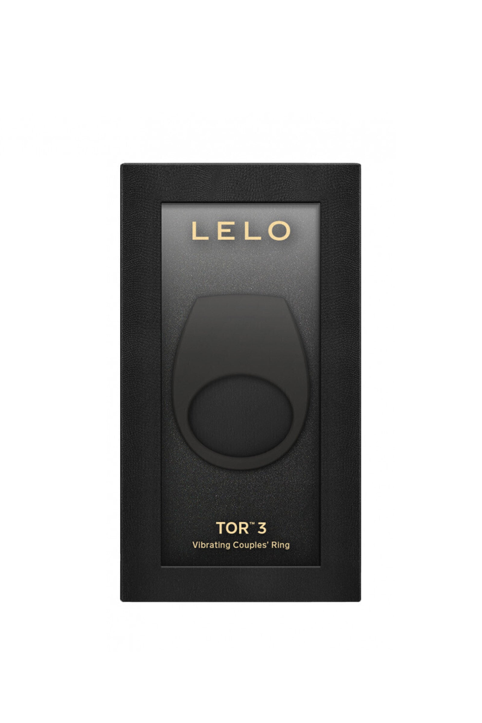Lelo Tor 3 noir, cockring vibrant connecté