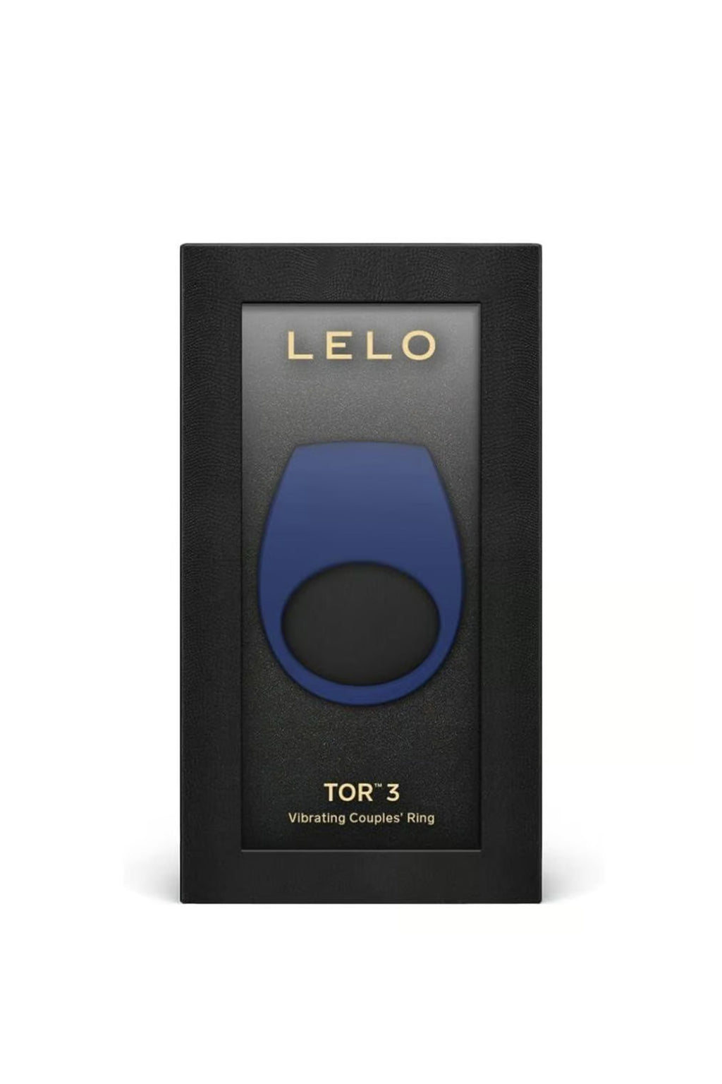 Lelo Tor 3 noir, cockring vibrant connecté