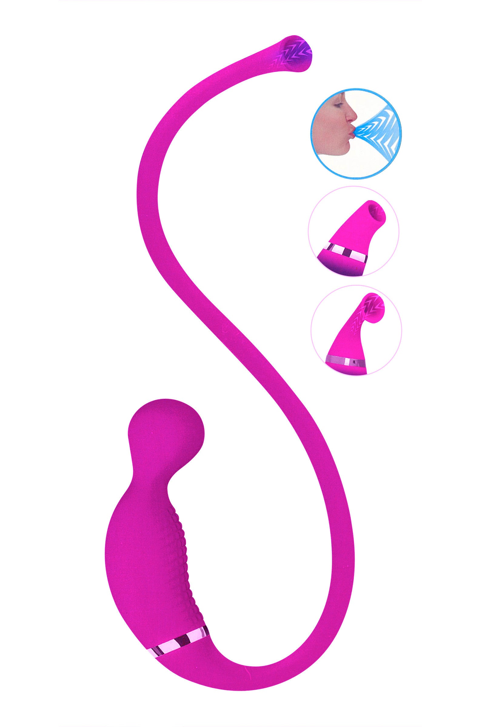 Romance 3 in 1, stimulateur par succion tétons et clitoris