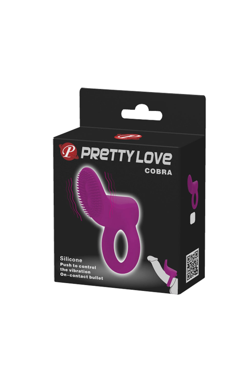 Anneau vibrant avec picots Cobra