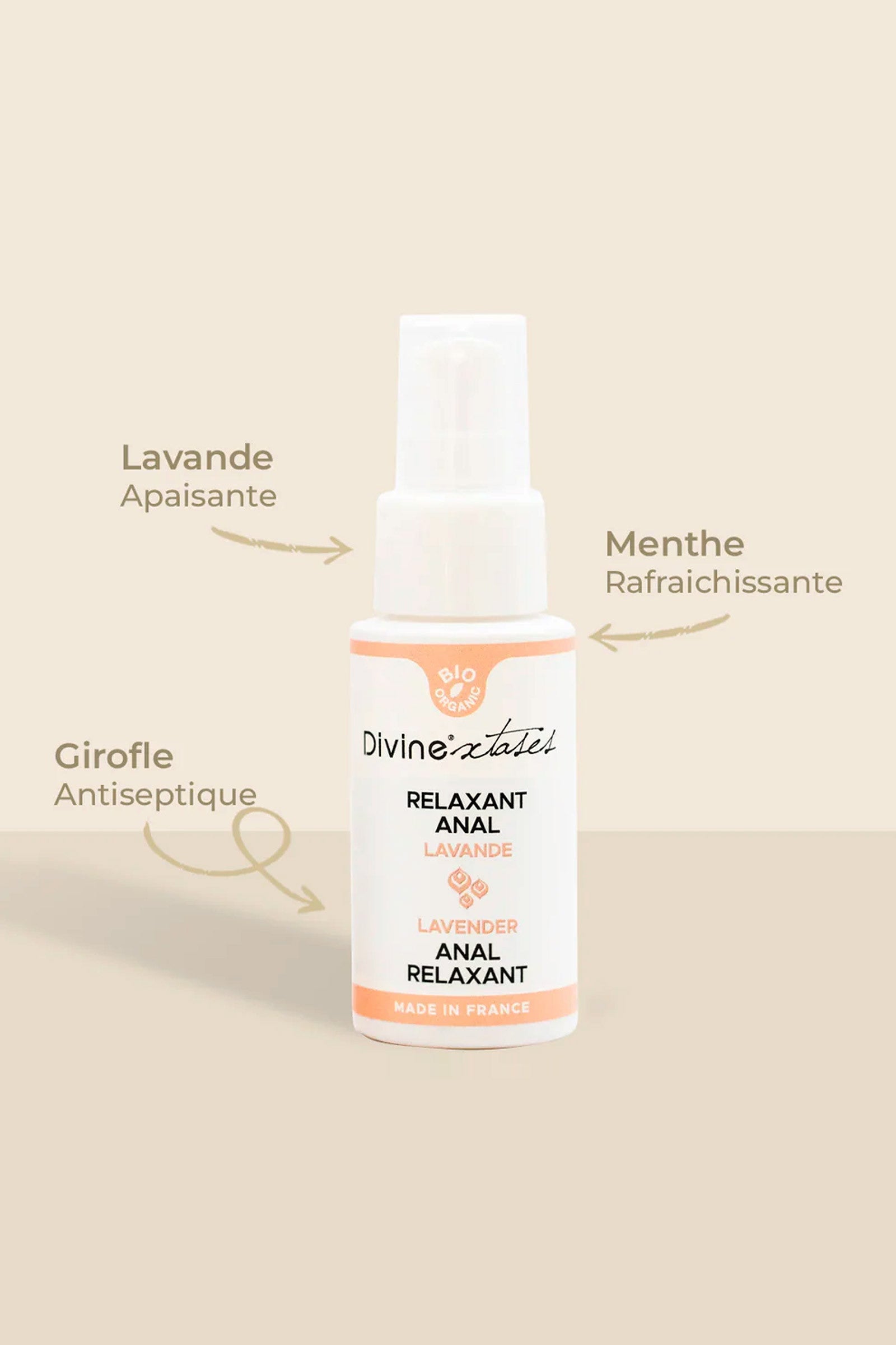 Relaxant anal - lavande 100% bio - 50 ml