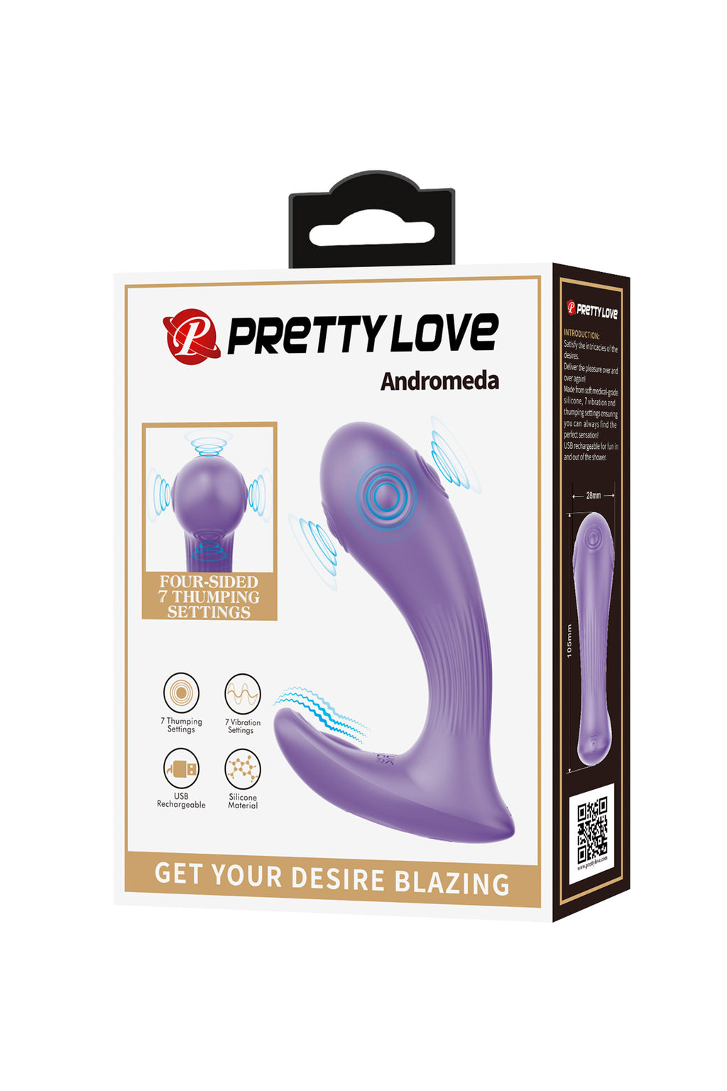 Stimulateur culotte vibrant et pulsant