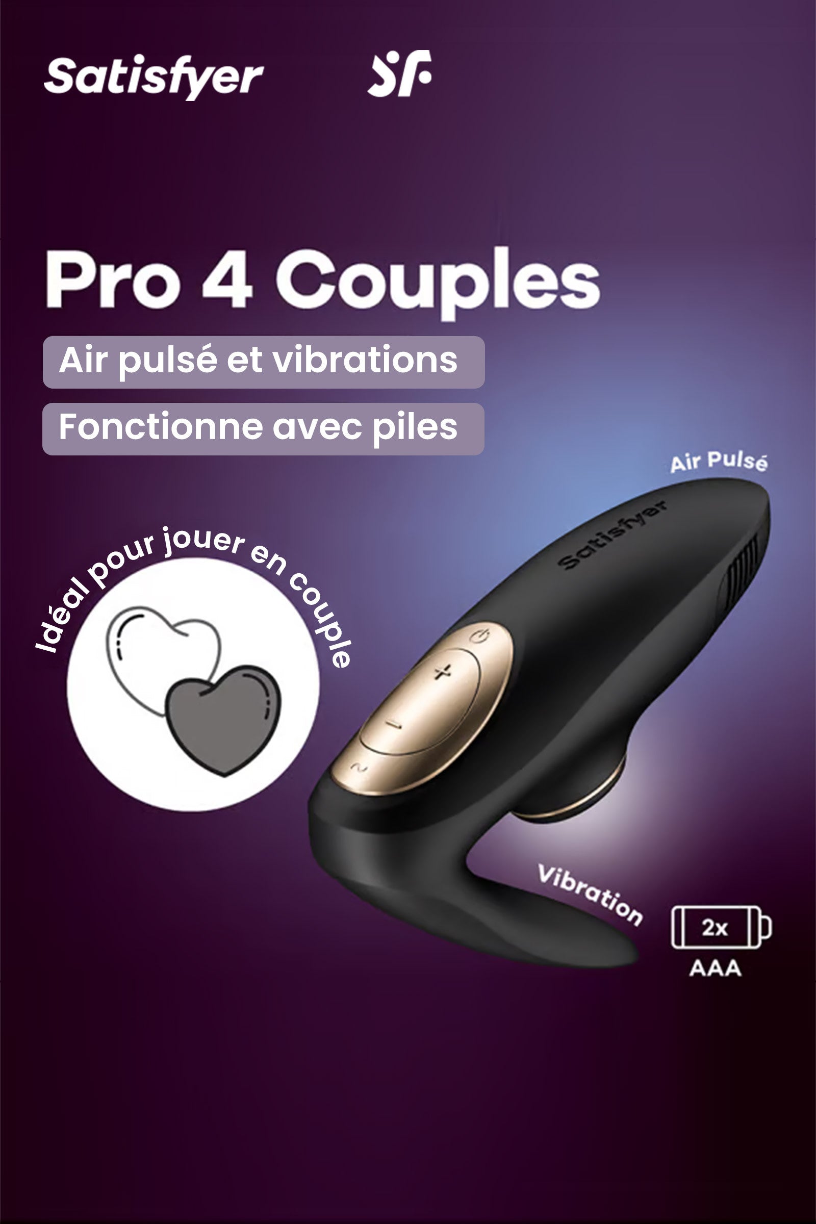 Stimulateur de couple à piles pro 4