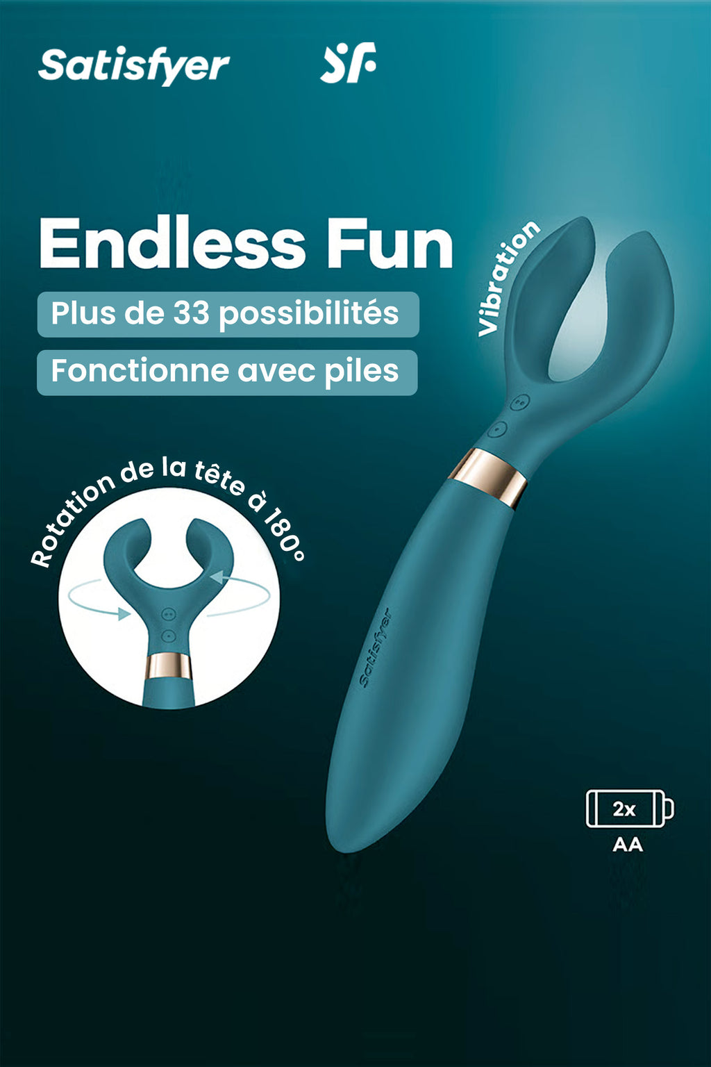 Satisfyer Endless Fun - Vibromasseur de couple