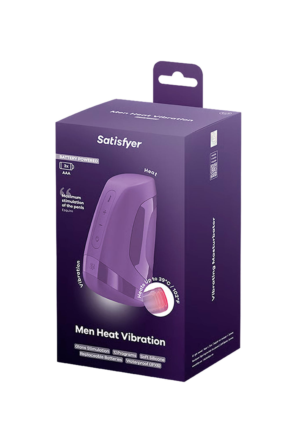 Satisfyer Men Heat - Masturbateur chauffant