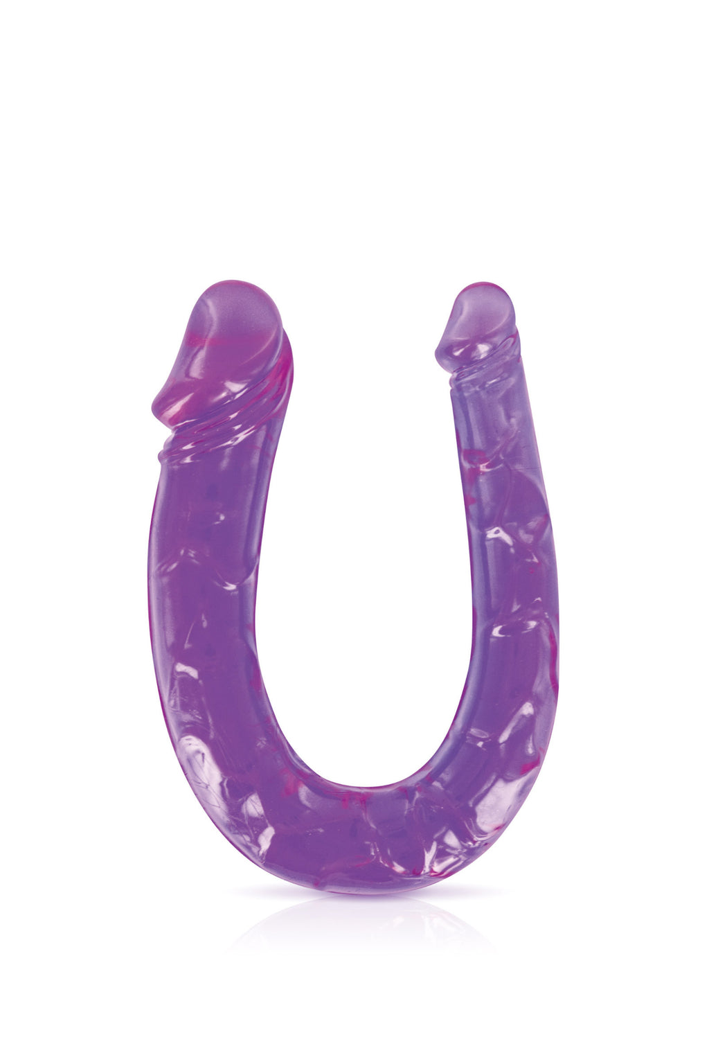 Glamy, double dong flexible vaginal et anal violet 29,5cm