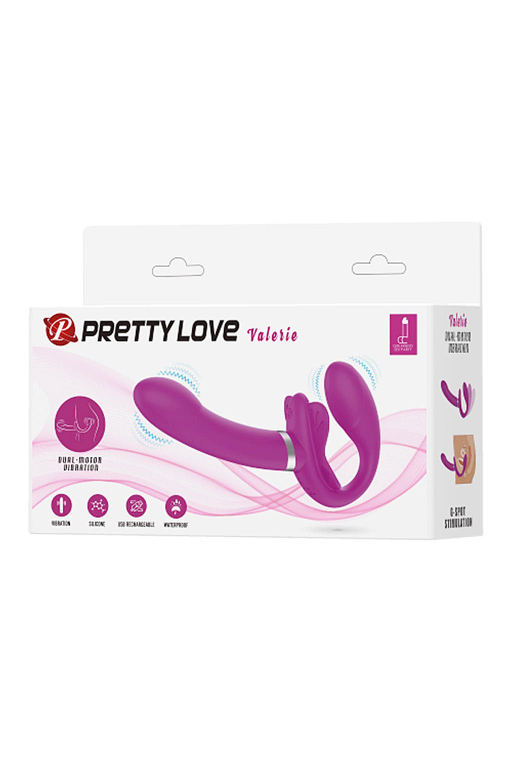 Valerie, gode ceinture sans harnais vibrant