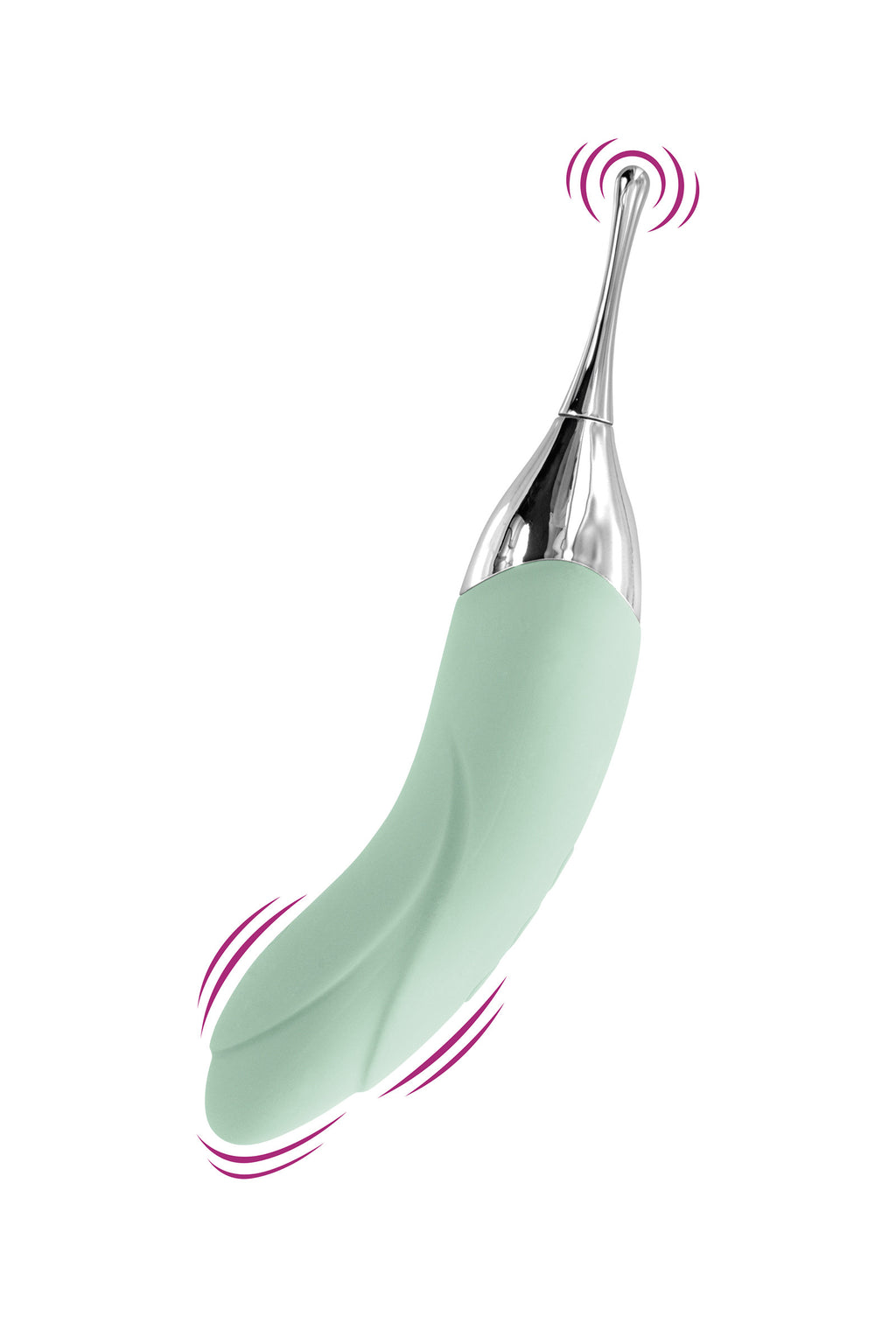 Vibromasseur et stimulateur de clitoris 2 en 1