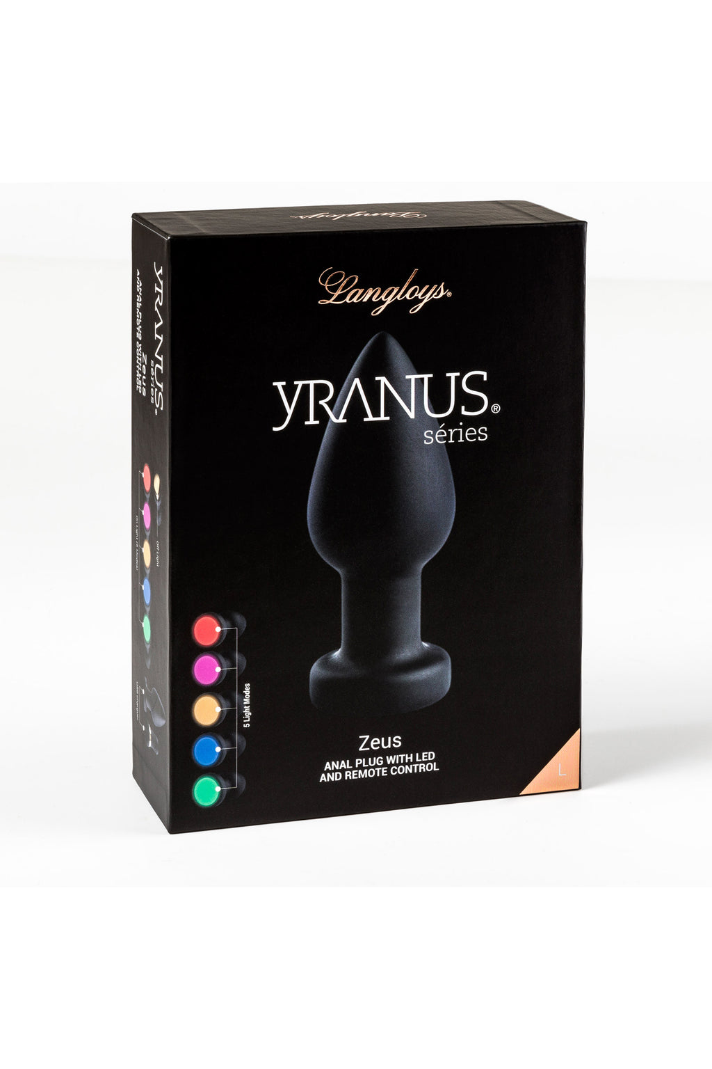Plug anal lumière led et télécommande