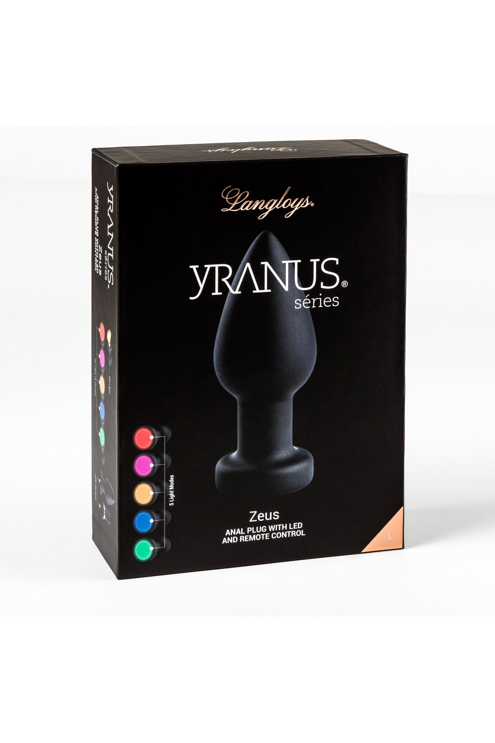 Plug anal lumière led et télécommande