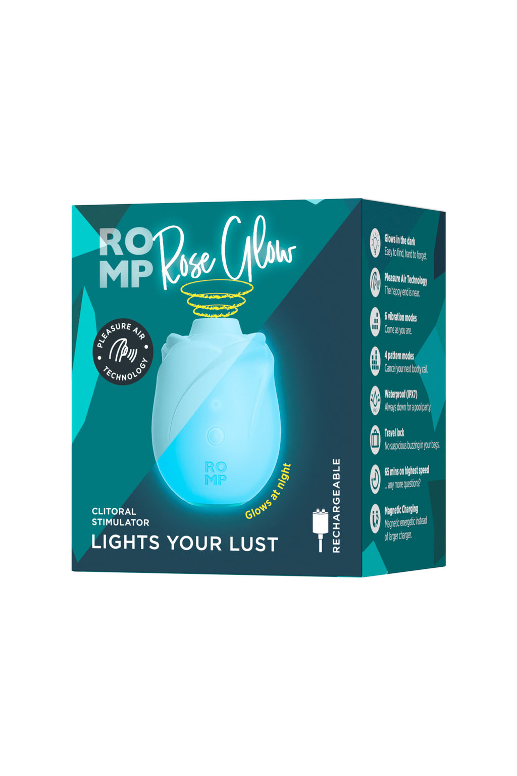 ROMP Rose Glow - Stimulateur clitoris phosphorent