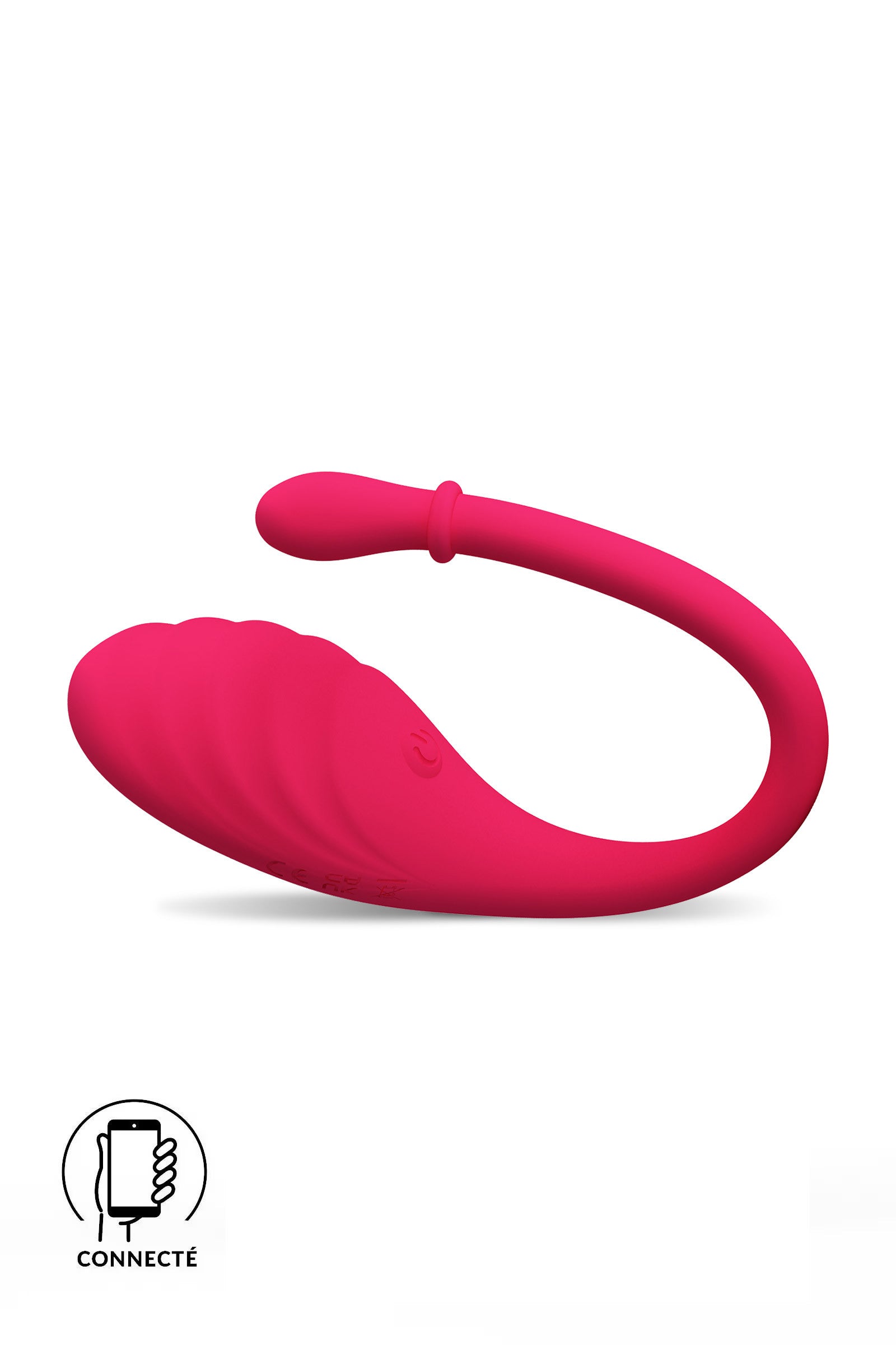 Romance Undine – Œuf vibrant connecté nervuré à stimulation interne & externe