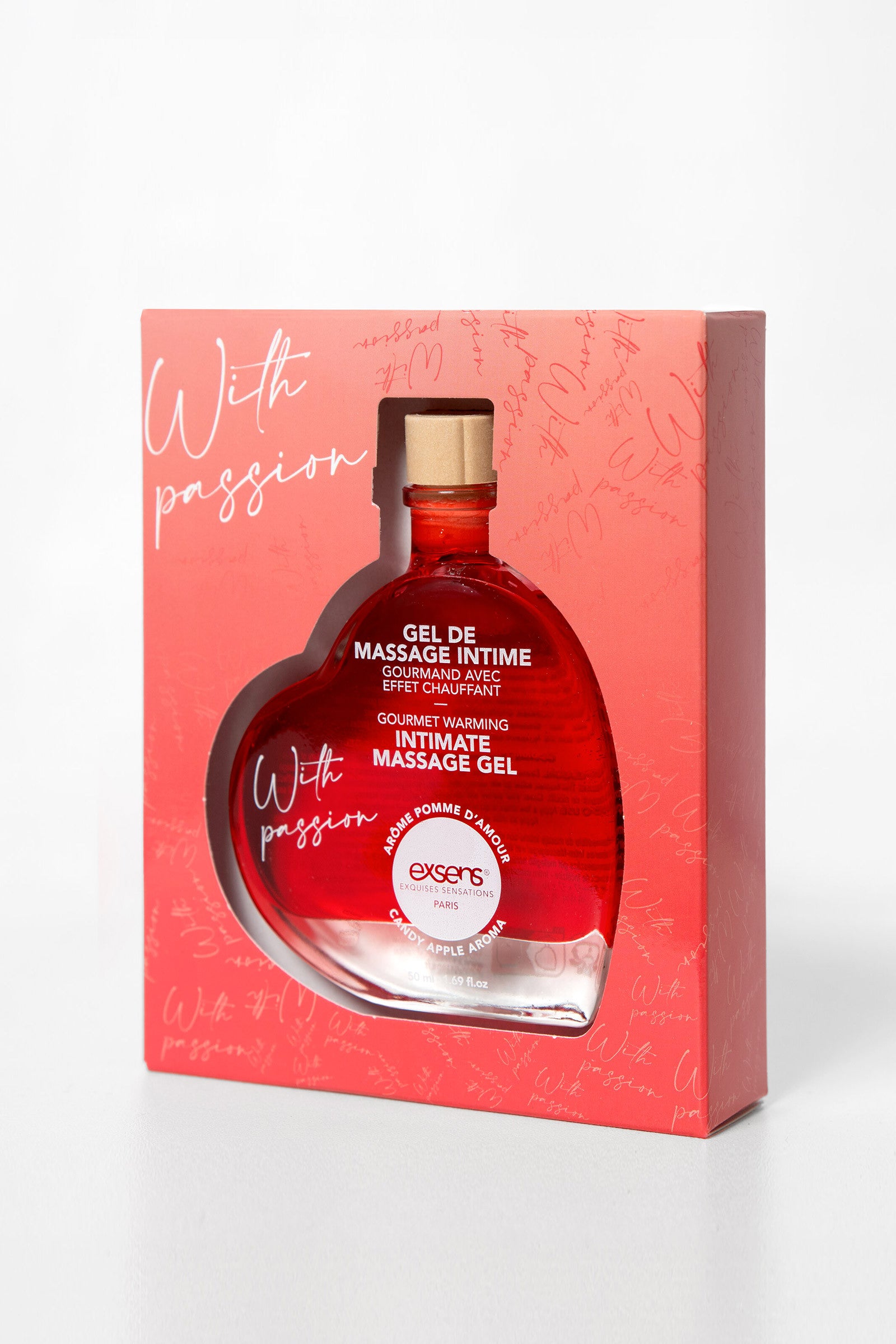 Gel de massage comestible chauffant