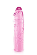 Pure Jelly Crystal Realistic – Gode droit transparent avec gland & veines détaillés