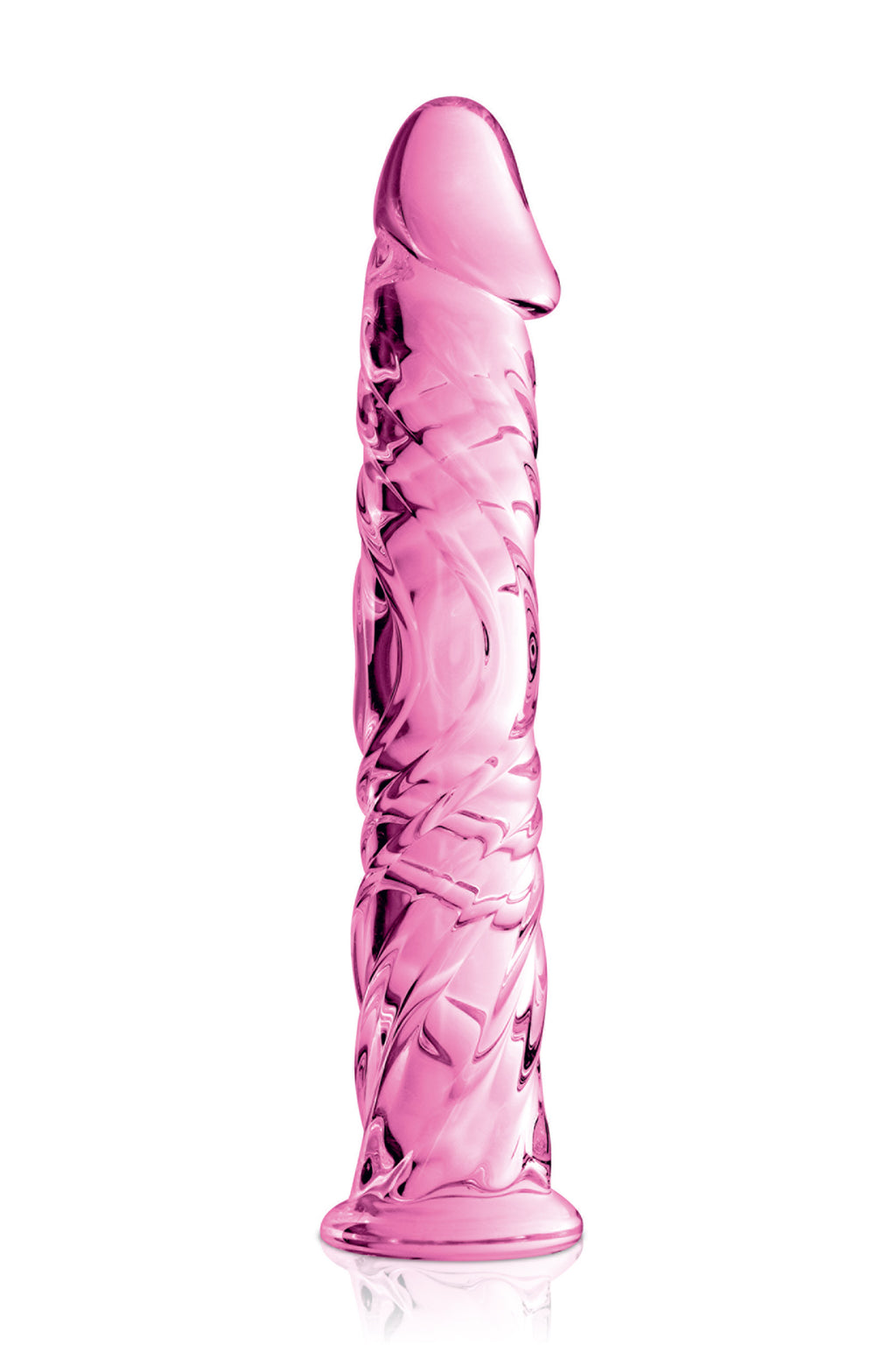 Glossy Toys Glass Dildo 4 Clear – Dildo en verre réaliste translucide incassable
