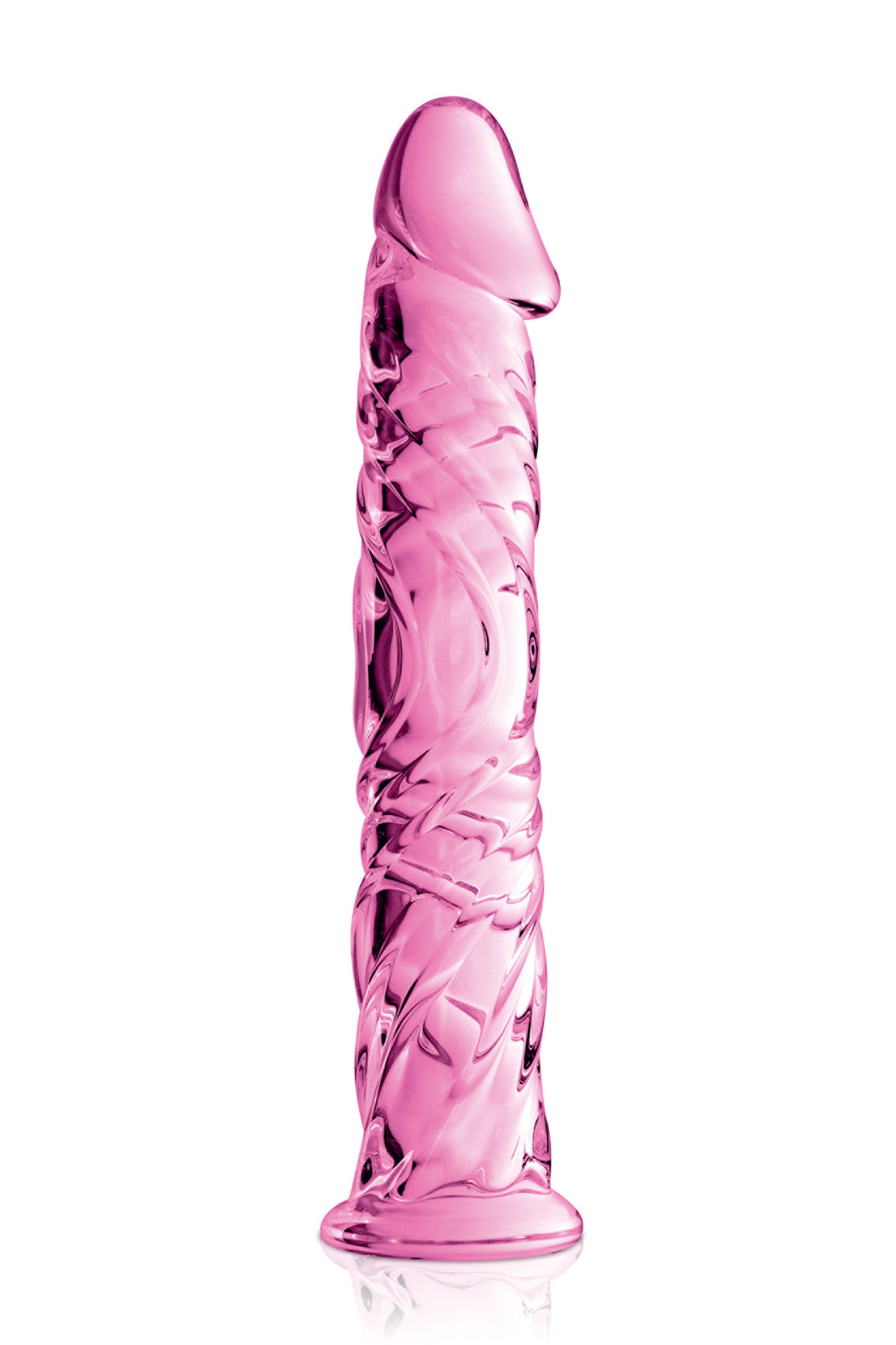 Glossy Toys Glass Dildo 4 Clear – Dildo en verre réaliste translucide incassable