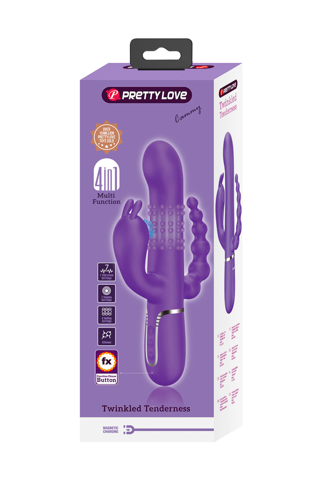 Pretty Love Cammy – Vibromasseur triple stimulation avec point G & stimulation externe